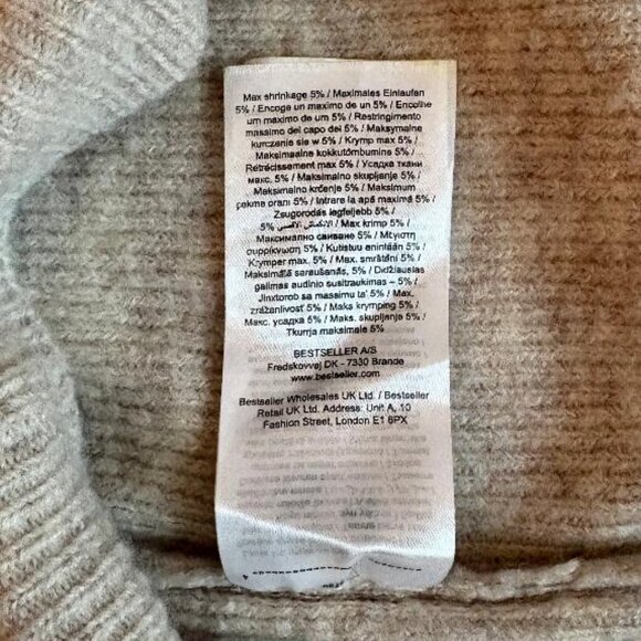 Vero Moda Lefile Puff Sleeve 'Birch Melange' Sweater - Picture 7 of 7